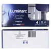 Glass for water Luminarc Vinetis Transparent Glass 360 ml (4 Units)