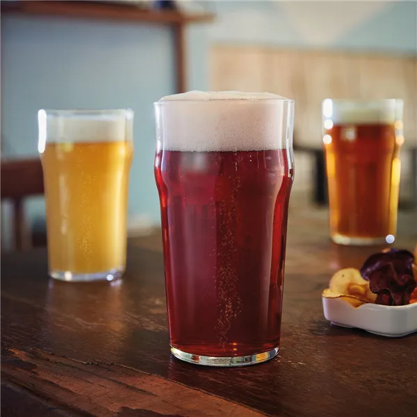 Beer Glass Arcoroc Nonic Transparent Glass 280 ml (24 Units)