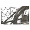 Bottle rack DKD Home Decor MB-161865 Metal Natural rubber Mango wood Black Natural 155 x 56,5 x 96,5 cm
