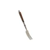 Cutlery DKD Home Decor Natural Silver Stainless steel Acacia (4,5 x 2 x 20 cm)