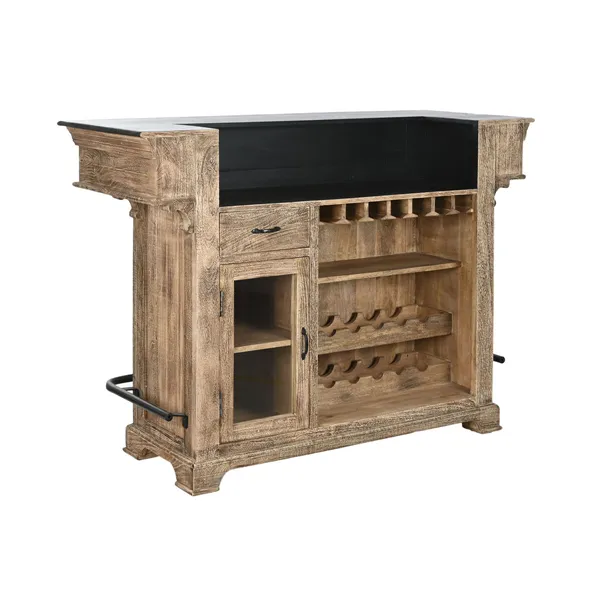 Bar unit Home ESPRIT Brown Black Natural 152 x 61 x 107 cm BAR