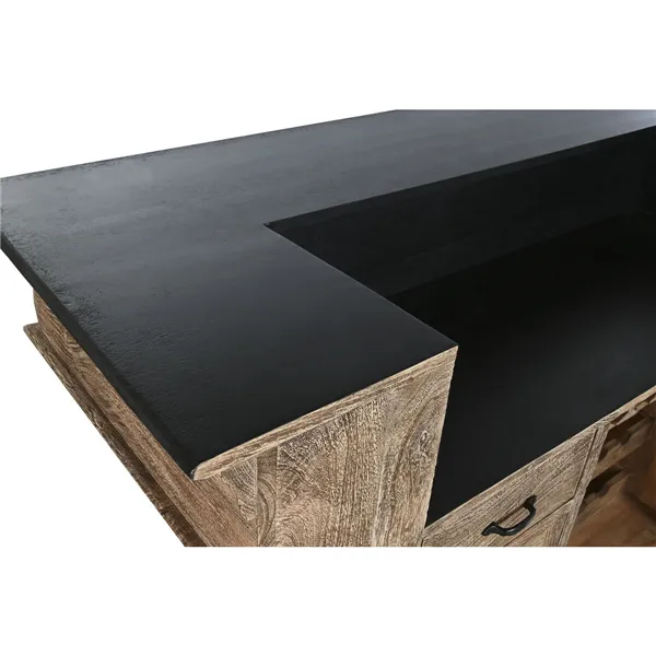 Bar unit Home ESPRIT Brown Black Natural 152 x 61 x 107 cm BAR