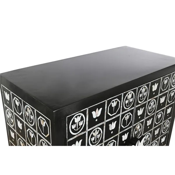 Bar unit DKD Home Decor Black Bicoloured 80 x 40 x 153 cm
