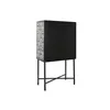 Bar unit DKD Home Decor Black Bicoloured 80 x 40 x 153 cm