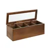 Box for Infusions Home ESPRIT Natural Crystal Acacia 26,5 x 9 x 9 cm