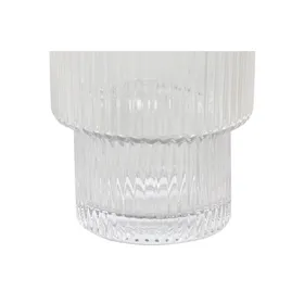 Klaasialused DKD Home Decor Alumiinium Puit MDF (3 pcs)