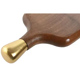 Cutting board Home ESPRIT Golden Natural 43 x 15 x 3 cm