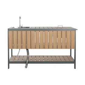 Вспомогательный стол DKD Home Decor Стеклянный Чёрный Металл современный (50 x 50 x 42 cm)
