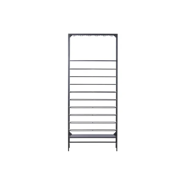 Bottle rack Home ESPRIT Black 75 X 16 X 180 CM