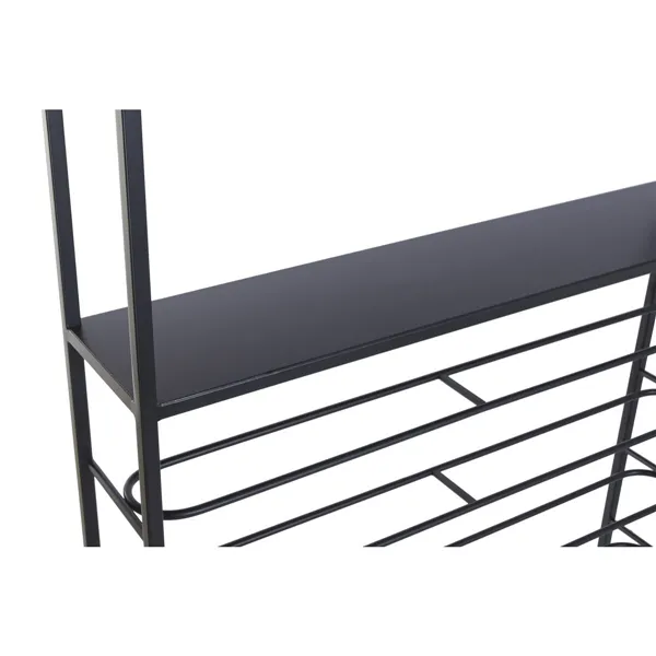 Bottle rack Home ESPRIT Black 75 X 16 X 180 CM