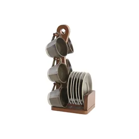 Bufete DKD Home Decor   Brūns Caurspīdīgs Stikls Riekstkoks Koks MDF 160 x 45 x 80 cm