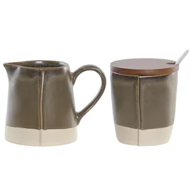 Фото рамка DKD Home Decor Радужная Розовый Белый Детский Деревянный MDF (25 x 1 x 16 cm) (2 штук)
