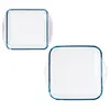 Set of Kitchen Dishes Pasabahce Borcam Squared 1040 ml 25,5 x 6 x 22 cm (4 Units)