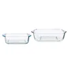 Set of Kitchen Dishes Pasabahce Borcam Squared 1040 ml 25,5 x 6 x 22 cm (4 Units)