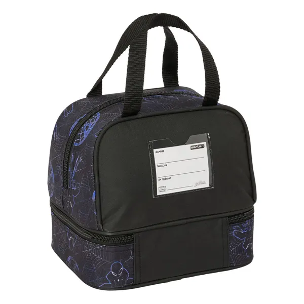 Lunchbox Spider-Man Attack Black 20 x 20 x 15 cm