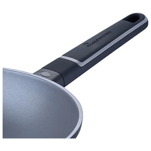 Wok Pan Masterpro Indigo Black Aluminium (Ø 28 cm)