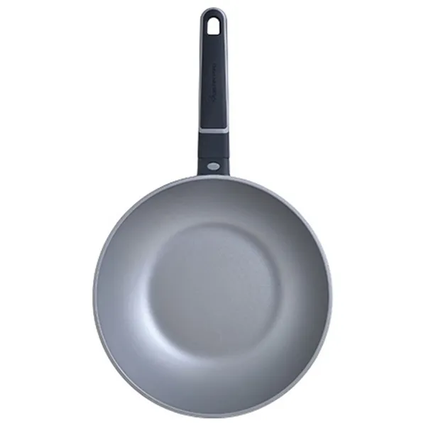 Wok Pan Masterpro Indigo Black Aluminium (Ø 28 cm)