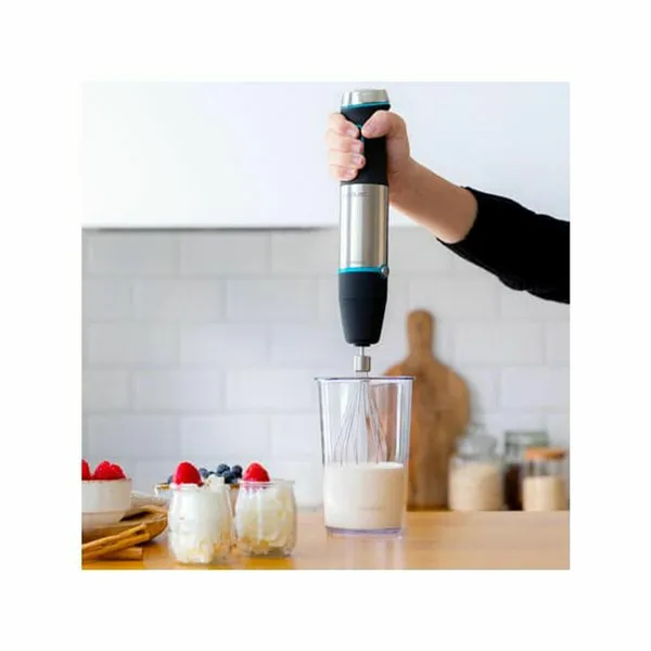 Hand-held Blender Cecotec 1200 XL Black Green Steel 1200 W