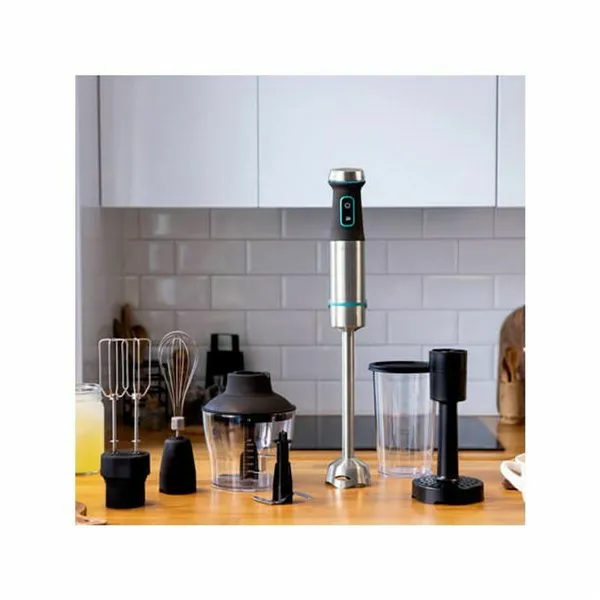 Hand-held Blender Cecotec 1200 XL Black Green Steel 1200 W