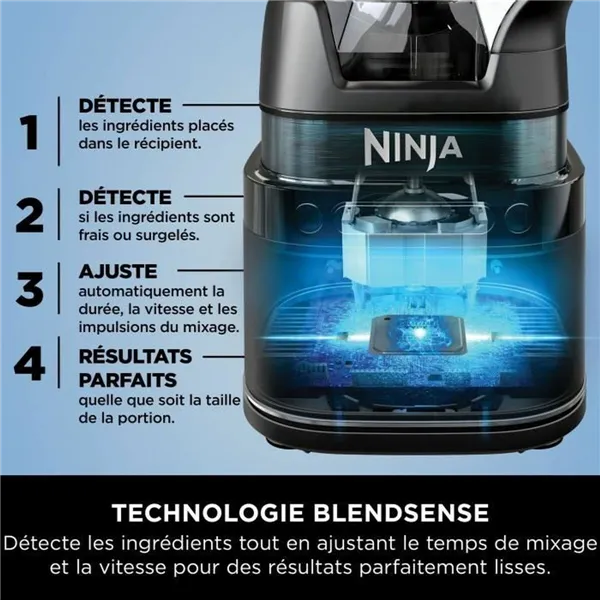 Cup Blender NINJA Black Steel 1200 W 2,1 L