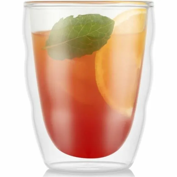 Set of glasses Bodum 250 ml Transparent Borosilicate Glass Smooth 2 Pieces (2 Units)