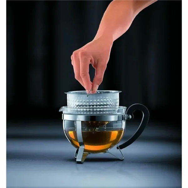 Teapot Bodum Black Plastic 1 L