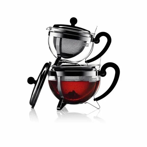 Teapot Bodum CHAMBORD Grey Transparent 1,3 L 16,8 x 23,3 x 16,8 cm