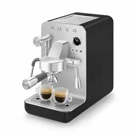 Express Manual Coffee Machine Smeg EMC02BLMEU Matte back
