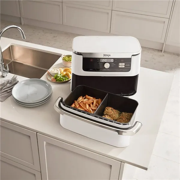 Air Fryer NINJA AF500EUWH White Silver 2470 w 10,4 L