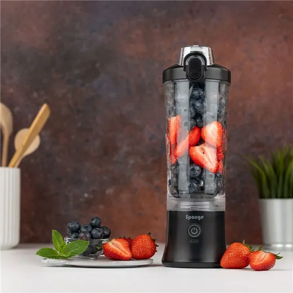 Cup Blender Sponge 703674402216 Black Transparent 600 ml
