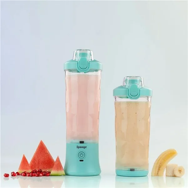 Cup Blender Sponge 703674402223 Transparent Turquoise 600 ml