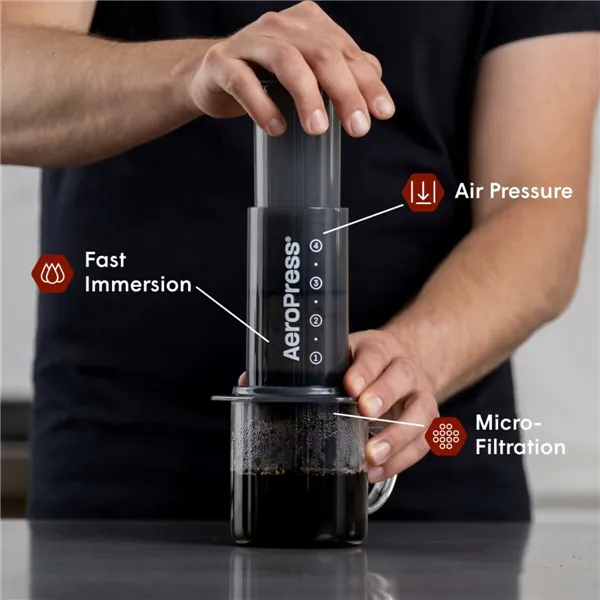 Portable Coffee Maker Aeropress 85R11 Black Transparent