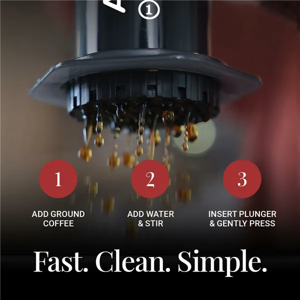 Portable Coffee Maker Aeropress 85R11 Black Transparent