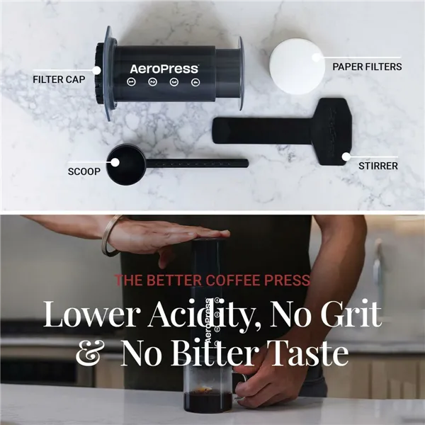 Portable Coffee Maker Aeropress 85R11 Black Transparent