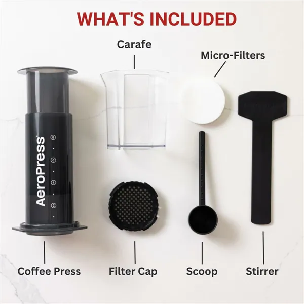 Portable Coffee Maker Aeropress XL Black Transparent Natural rubber polypropylene