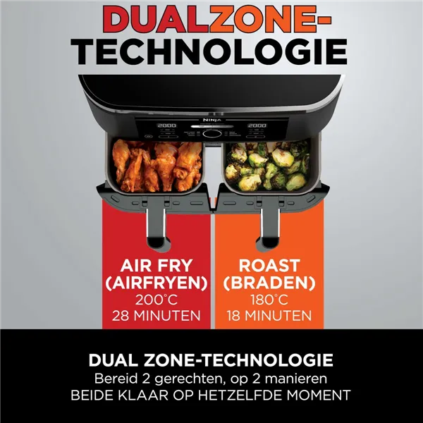 Air Fryer NINJA AF200EU Black 2400 W 1,6 L 7,6 L