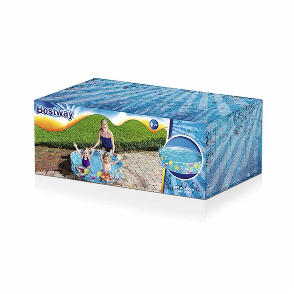 Inflatable Paddling Pool for Children Bestway 25 x 121 x 121 cm 122 x 122 x 25 cm