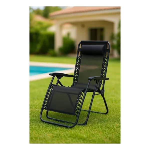 Folding Chair Marbueno Black 90 x 108 x 66 cm