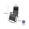 Folding Chair Marbueno Black 90 x 108 x 66 cm