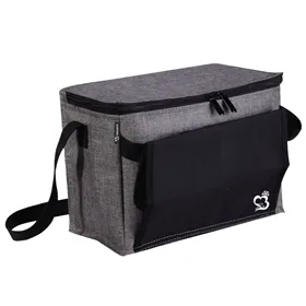 Portable Fridge Marbueno SUMMER 10159G Grey Polyester 20 x 28 x 14 cm