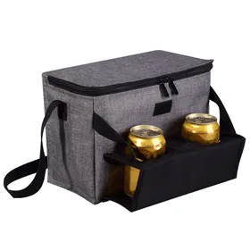 Portable Fridge Marbueno SUMMER 10159G Grey Polyester 20 x 28 x 14 cm