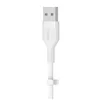 USB-C Cable to USB Belkin BOOST↑CHARGE Flex White 2 m (1 Unit)