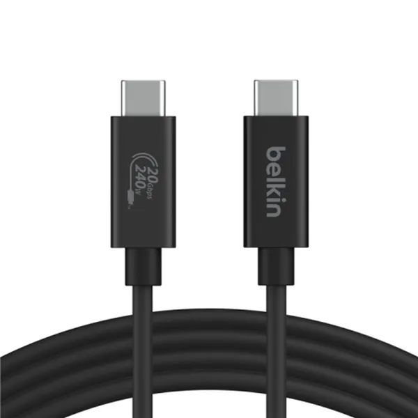 Lightning Cable Belkin INZ004BT2MBK Black 2 m