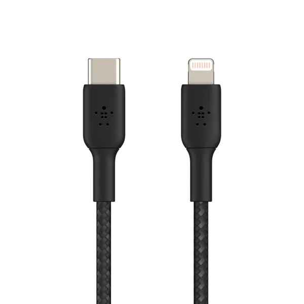 USB-C to Lightning Cable Belkin CAA004BT2MBK Black 2 m