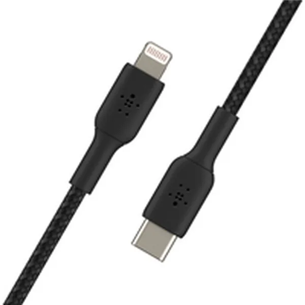 USB-C to Lightning Cable Belkin CAA004BT2MBK Black 2 m