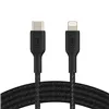 USB-C to Lightning Cable Belkin CAA004BT2MBK Black 2 m