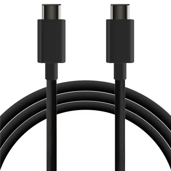 USB-C to USB-C Cable KSIX BXCUC01 Black 1 m
