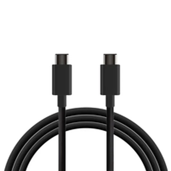 USB-C to USB-C Cable KSIX BXCUC01 Black 1 m