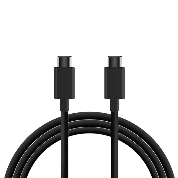USB-C to USB-C Cable KSIX BXCUC01 Black 1 m