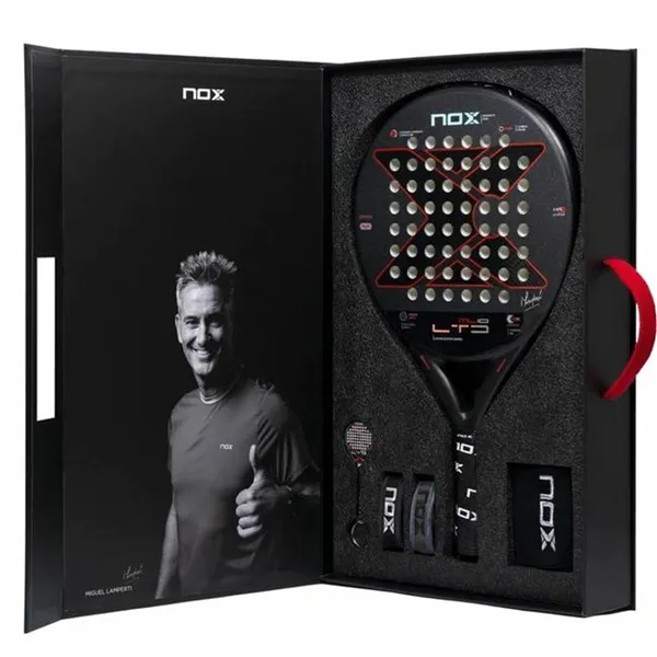 Padel Racket Nox PACK ML 10 LP CUP LTD23 Carbon fibre